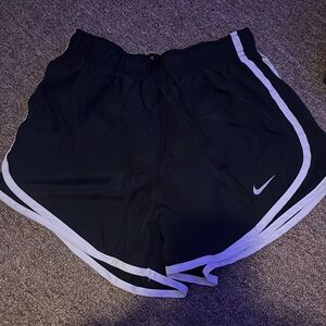 Black and white athletic shorts size small